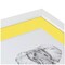ArtToFrames Collage Photo Picture Frame with 3 - 2.5x3 inch Openings, Framed in White with Over 62 Mat Color Options and Regular Glass (CSM-3966-7649)